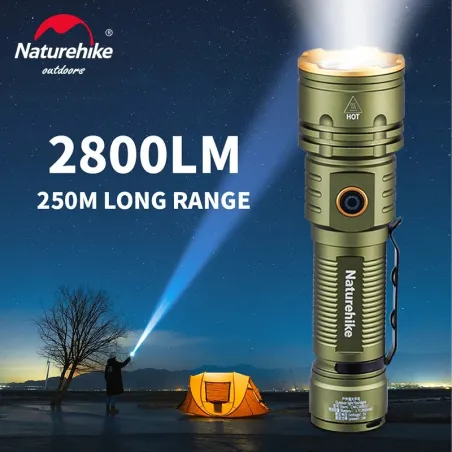 NATUREHIKE Ultra jasna lampa kempingowa LED - akumulatorowa i wodoodporna